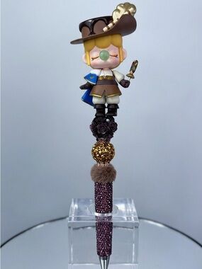 Nanci Figures Rhinstone Pens (Choco) Nanci Tea Time Series #handmade #nanci